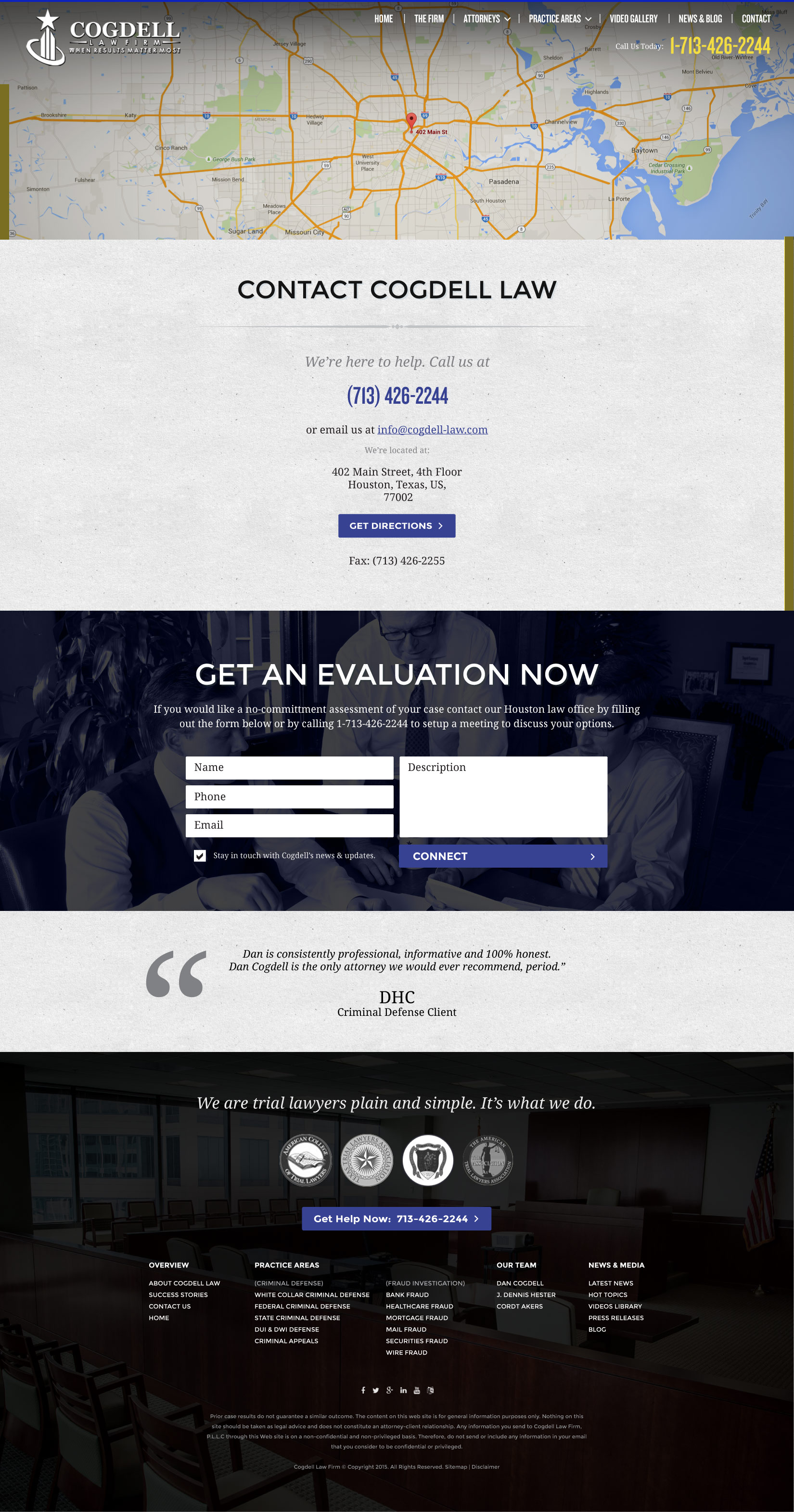 Cogdell Website Design