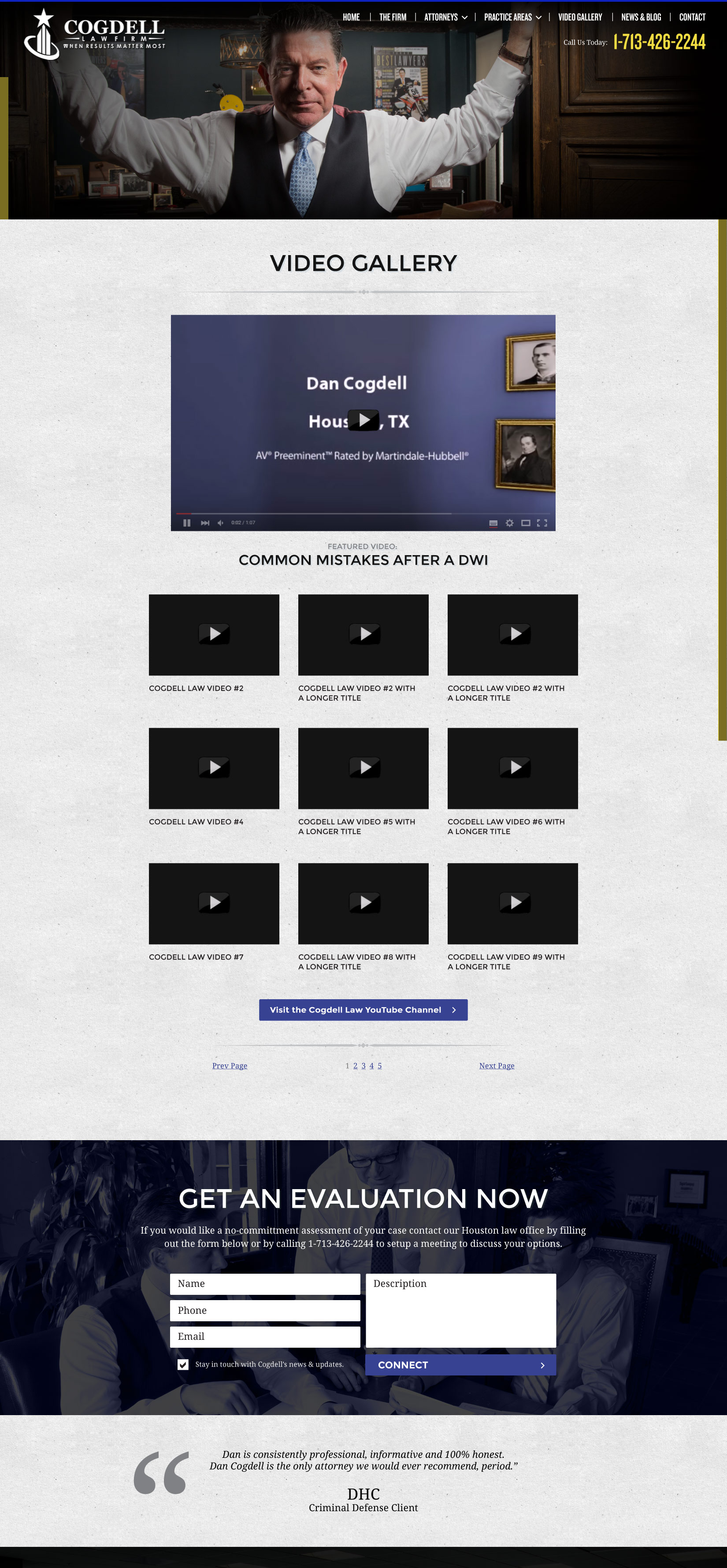 Cogdell Website Design